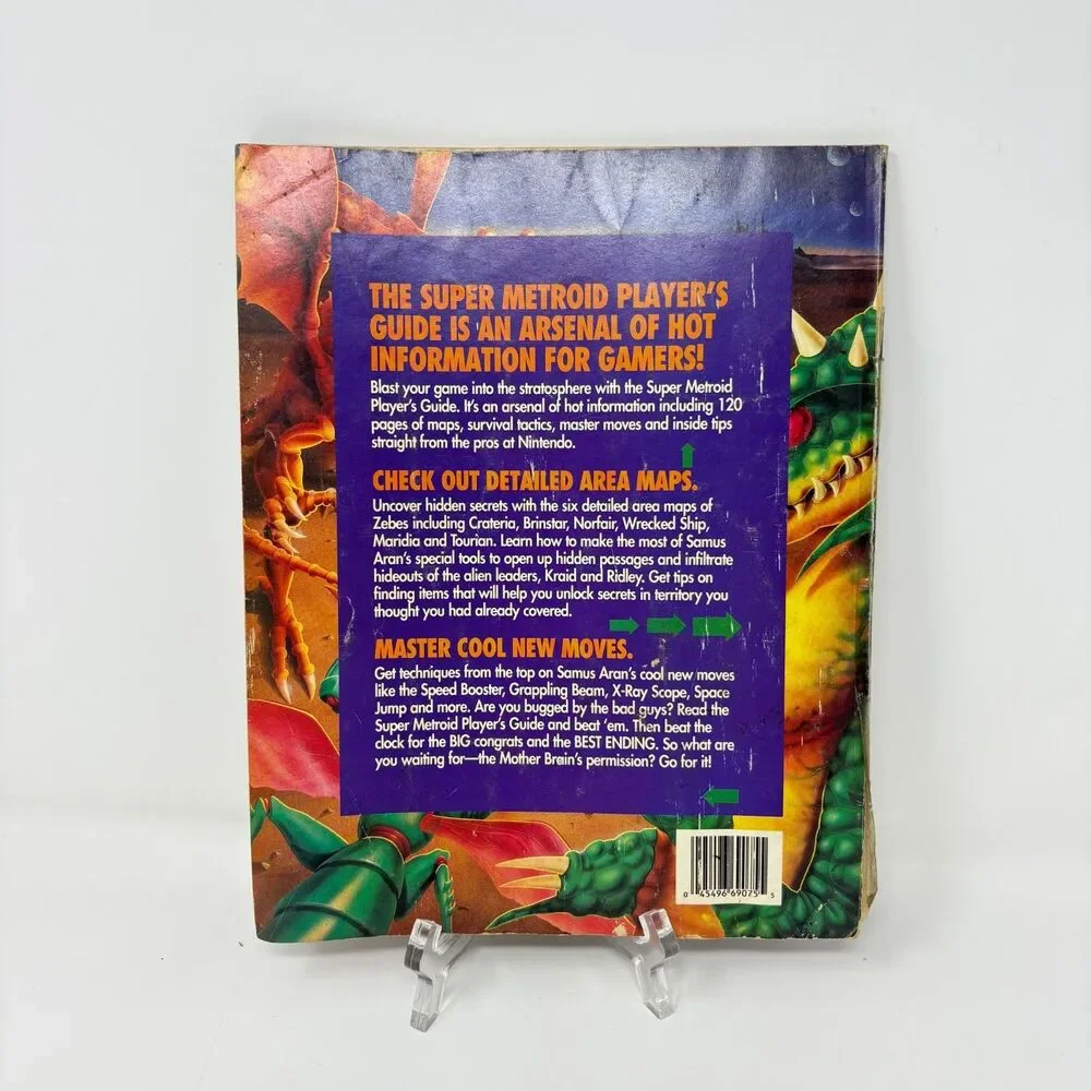 Super Metroid Official Nintendo Players Guide Super Nintendo SNES 1994 Strategy